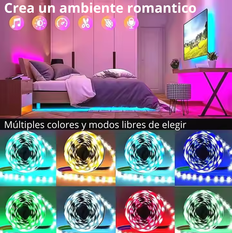 TIRAS DE LUCES LED